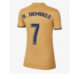 Damen Fußballbekleidung Barcelona Ousmane Dembele #7 Auswärtstrikot 2022-23 Kurzarm